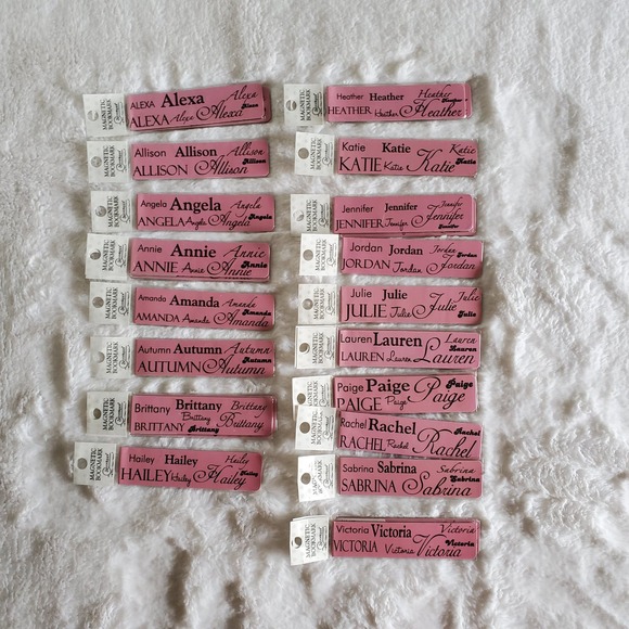 Personalized Magnetic Bookmarks Read Description - Picture 1 of 5